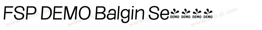 FSP DEMO Balgin Se字体转换 FSP DEMO Balgin Se字体转换